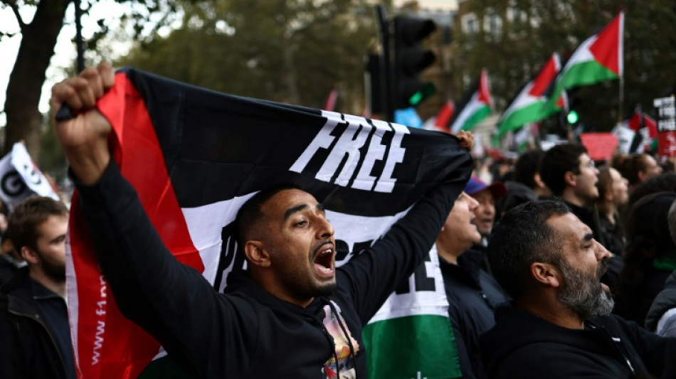 A Londres, des dizaines de milliers de manifestants r&eacute;clament "la fin de la guerre &agrave; Gaza"