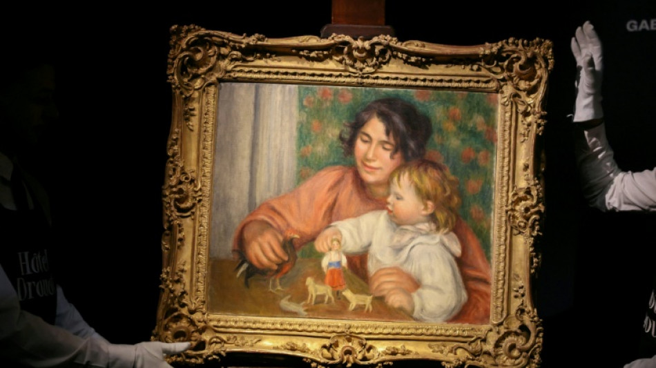 Obra desconhecida de Renoir vendida por 1,8 milh&atilde;o de euros em leil&atilde;o em Paris