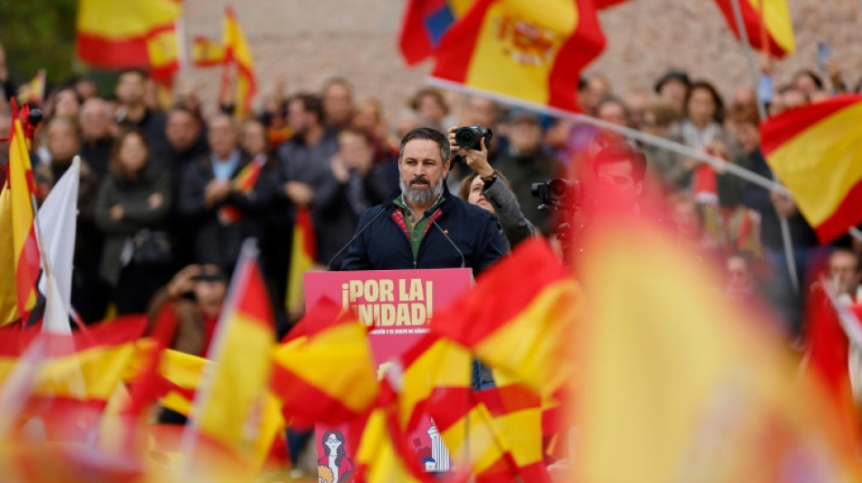 Miles se manifiestan en Espa&ntilde;a contra posible amnist&iacute;a a independentistas catalanes