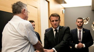 A J&eacute;rusalem, Macron propose une "coalition" internationale contre le Hamas 