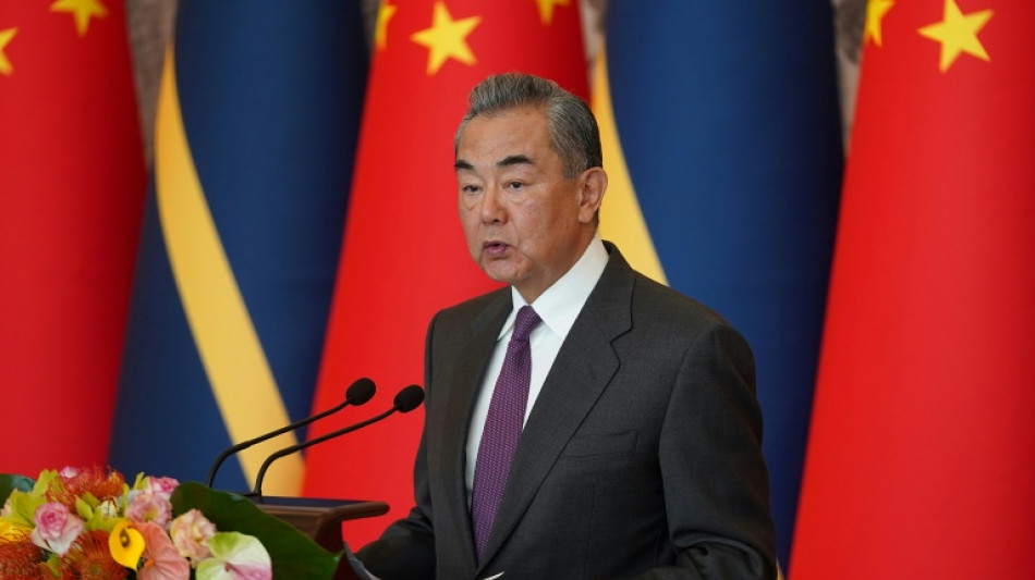 Chinas Au&szlig;enminister fordert "Gerechtigkeit" f&uuml;r vertriebene Pal&auml;stinenser