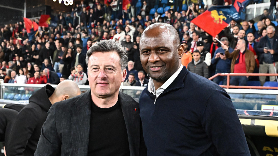 Calcio:Genoa; Vieira, vittoria meritata in una gara non semplice