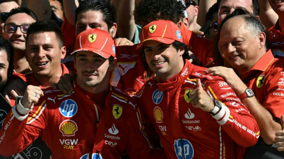 F1: doubl&eacute; Ferrari aux Etats-Unis devant Verstappen qui r&eacute;siste &agrave; Norris