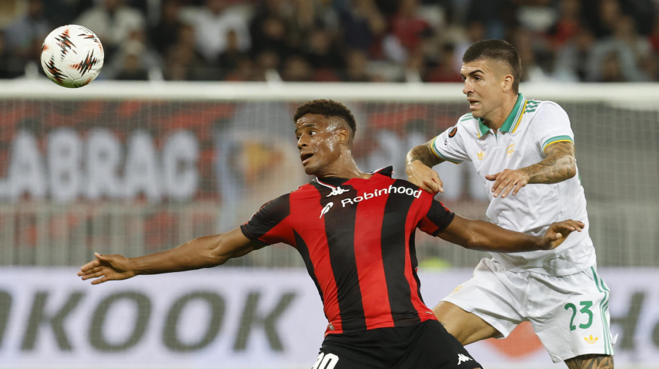 Europa League: 2-1 a Nizza, Roma comincia con una vittoria