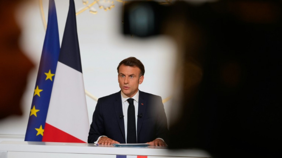 Macron défend "le droit d'Israël à se protéger" mais doit reporter sa conférence sur l'Etat palestinien