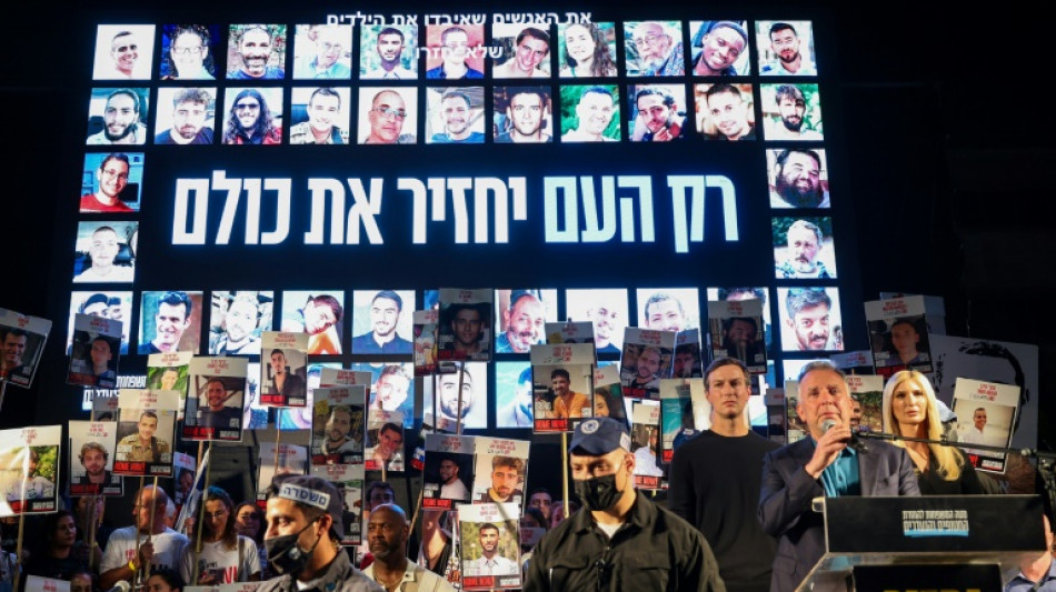 "Por fin sentimos esperanza" de un retorno de los rehenes israel&iacute;es celebra multitud en Tel Aviv