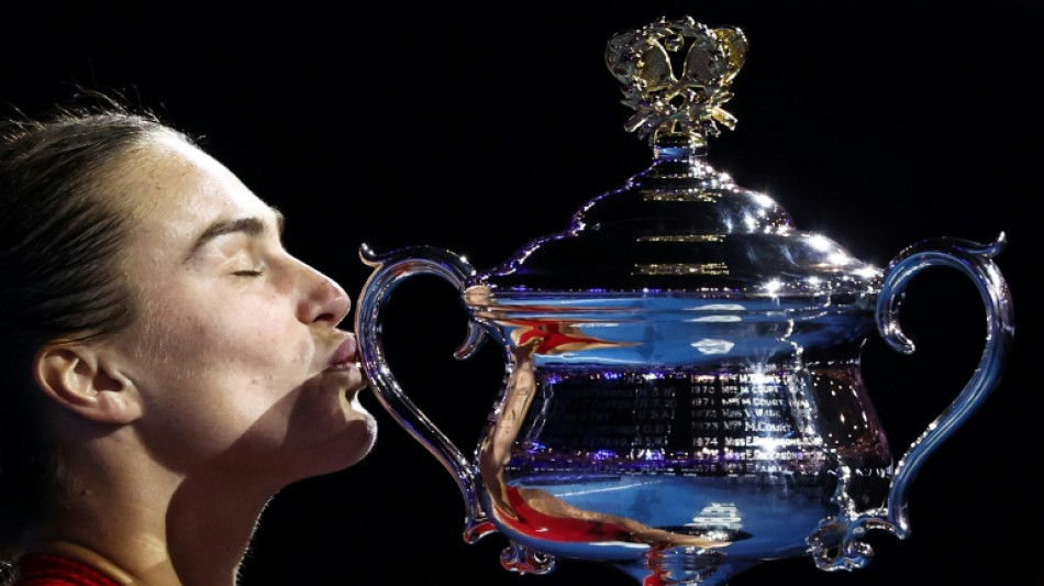 Open d'Australie: Sabalenka sacr&eacute;e pour la deuxi&egrave;me fois d'affil&eacute;e en dominant Zheng