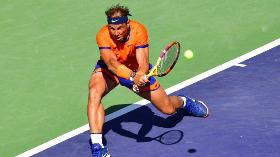 Tennis: Nadal de retour &agrave; l'entra&icirc;nement, un mois apr&egrave;s sa blessure &agrave; une c&ocirc;te