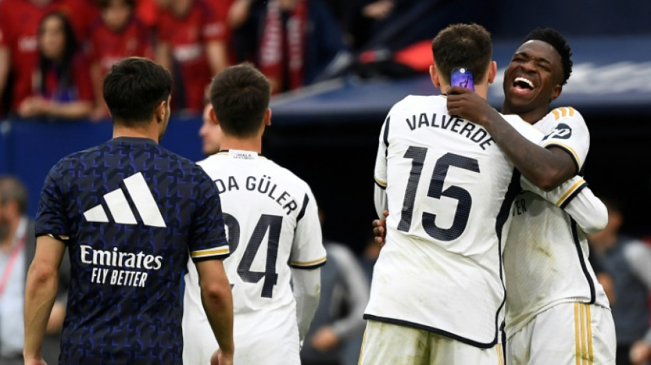 Espagne: le Real Madrid conforte sa premi&egrave;re place, Vinicius frappe encore
