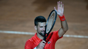 Rome: Djokovic, assomm&eacute; par une gourde, "va bien" et donne rendez-vous &agrave; dimanche 