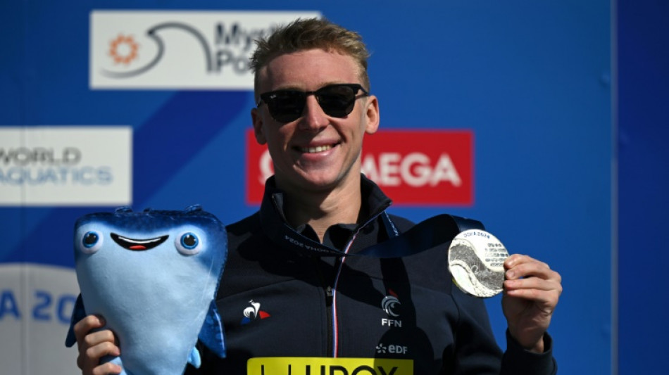 Mondiaux en eau libre: Marc-Antoine Olivier s'offre une m&eacute;daille d'argent "inimaginable"