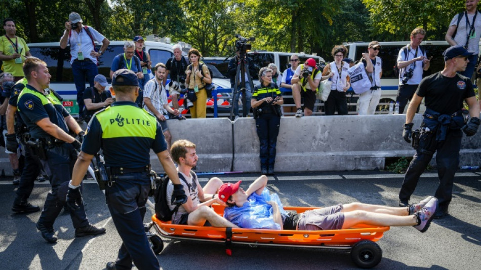 Pays-Bas: des manifestants d'Extinction Rebellion bloquent une autoroute &agrave; La Haye