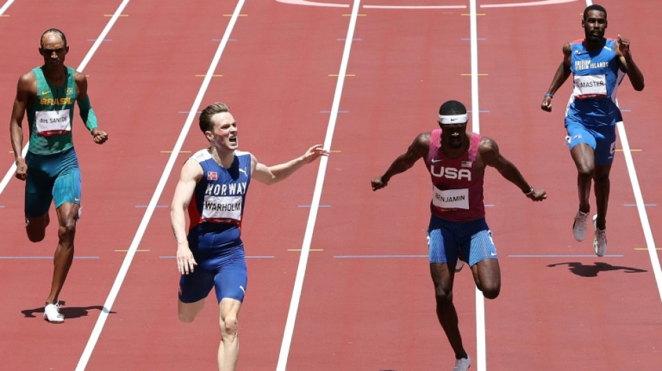 Athl&eacute;tisme: Warholm-Benjamin-Dos Santos, trio de choc &agrave; Monaco