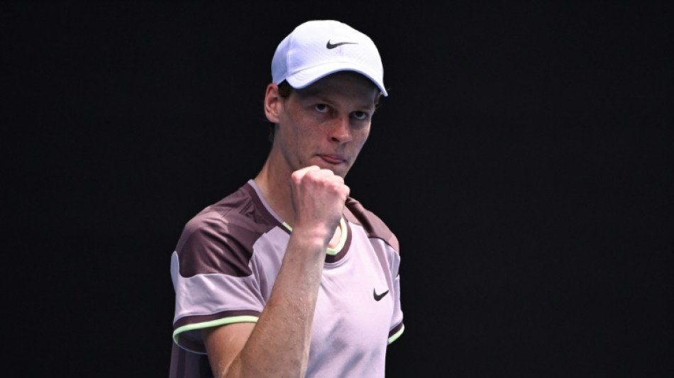 Open d'Australie: Sinner r&eacute;ussit une entr&eacute;e solide