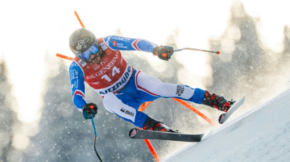 Ski alpin: Cyprien Sarrazin remporte la premi&egrave;re descente de Kitzb&uuml;hel 