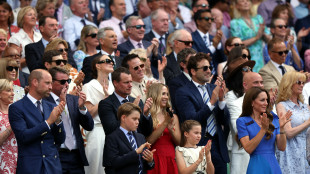 Wimbledon: William, Kate e figli in tribuna, c'è anche re Felipe