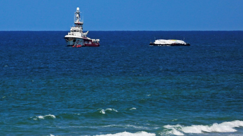 Organisation: Hilfsg&uuml;ter von Schiff an Gazas K&uuml;ste werden derzeit ausgeladen