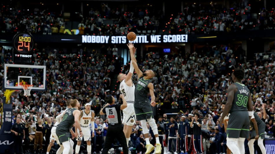 Nuggets hold off T'Wolves, Cavs thump Raptors in NBA playoff openers