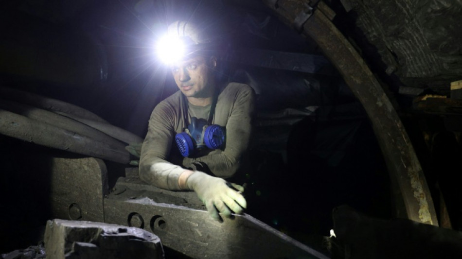 Ukraine: les exil&eacute;s de l'occupation russe au secours des mines de charbon