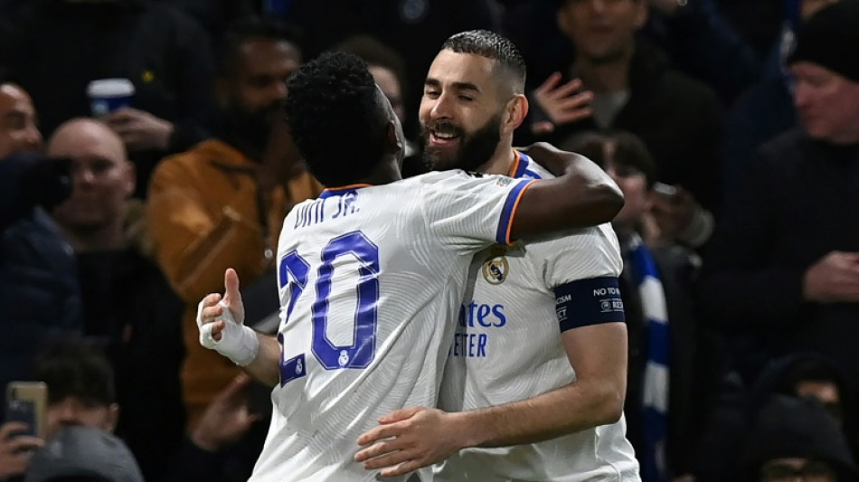 C1: le Real Madrid assomme Chelsea 3-1 avec un tripl&eacute; de Benzema en quart de finale aller