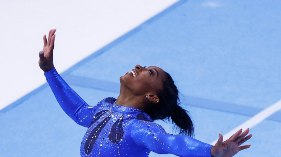Mondiaux de gym: 21e titre mondial pour Biles, reine incontest&eacute;e du concours g&eacute;n&eacute;ral