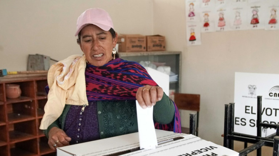 Pr&eacute;sidentielle en Equateur: un "face-&agrave;-face" pour juguler l'ins&eacute;curit&eacute;