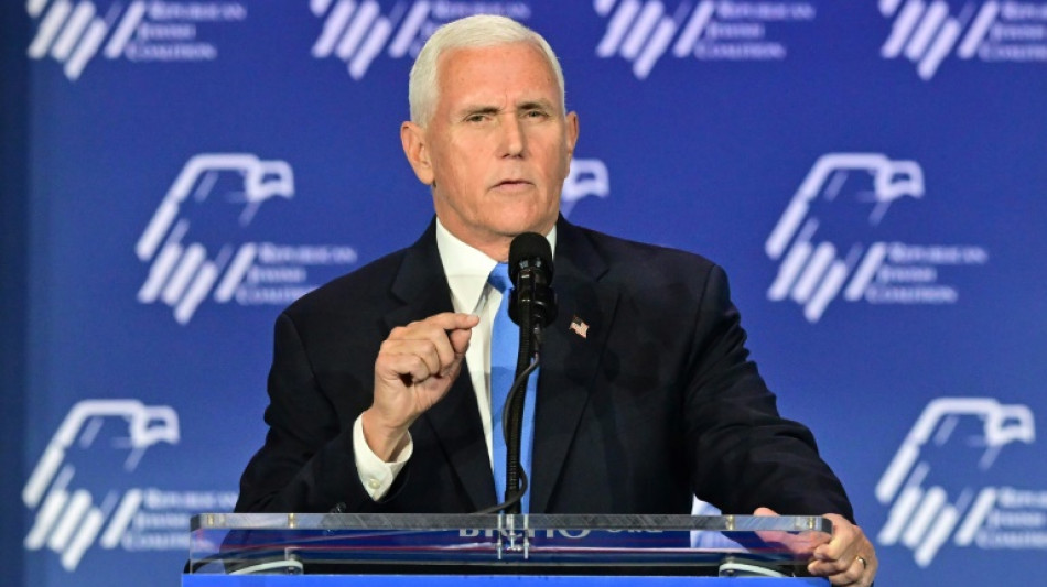 L'ancien vice-pr&eacute;sident r&eacute;publicain Mike Pence retire sa candidature &agrave; la pr&eacute;sidentielle 2024