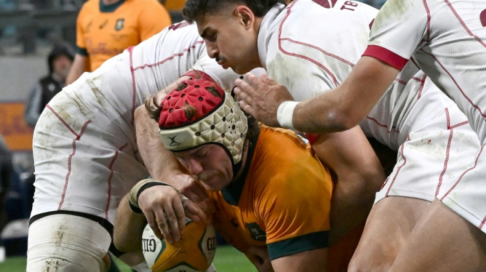 Rugby: victoire poussive des Wallabies sur la G&eacute;orgie