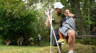 Randonn&eacute;e en montagne: des amput&eacute;s ukrainiens retrouvent le sourire