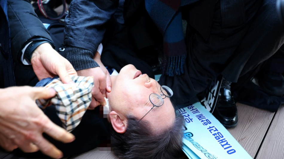 Le chef de file de l'opposition sud-cor&eacute;enne poignard&eacute;