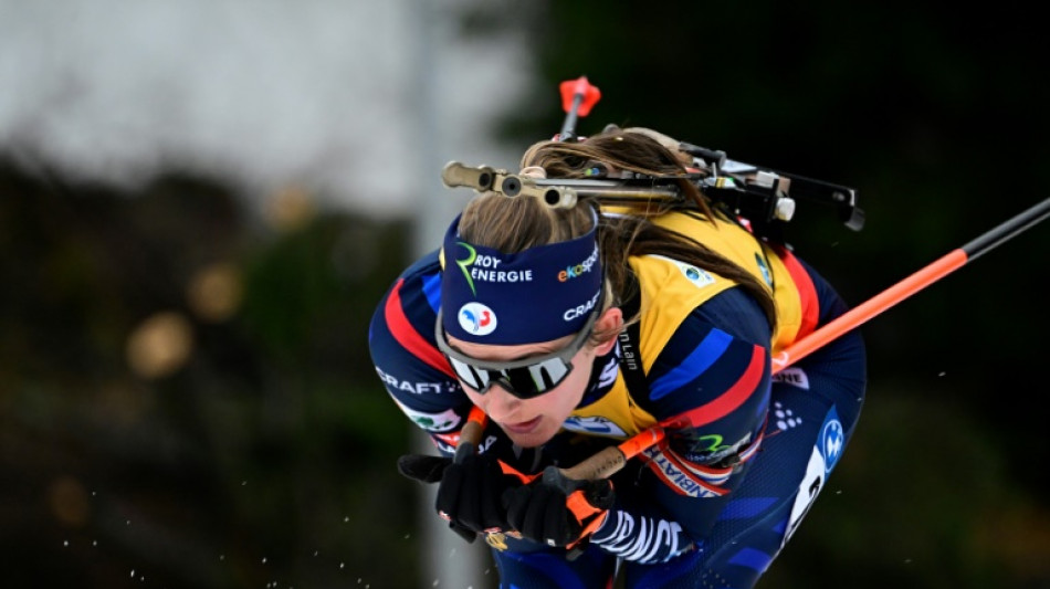 Biathlon: la Fran&ccedil;aise Justine Braisaz-Bouchet remporte le sprint d'Oberhof