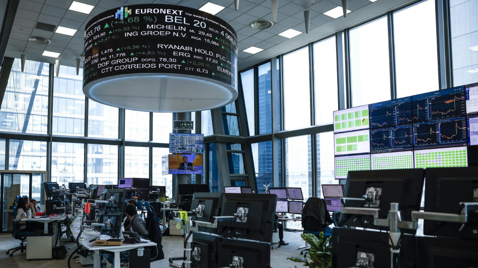Borsa: Europa in rosso, timori sull'inflazione, Milano -1,8%