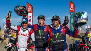 Dakar-2024: 2e victoire de l'Am&eacute;ricain Ricky Brabec en moto, le Fran&ccedil;ais Adrien Van Beveren sur le podium