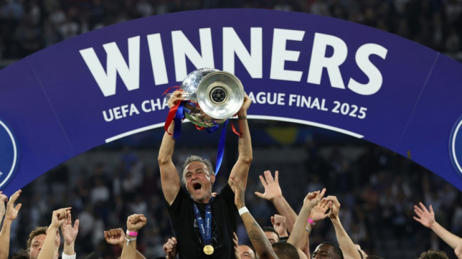 European champions PSG land back in Paris ahead of victory parade