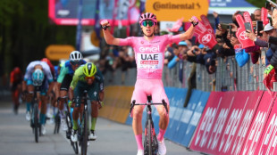 Tour d'Italie: Pogacar, insatiable, s'offre une troisi&egrave;me &eacute;tape