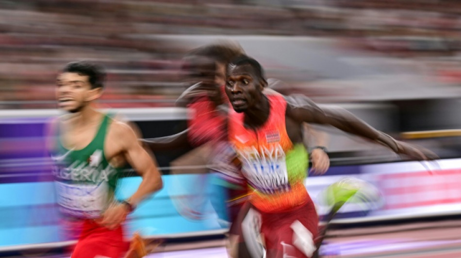 Kenya's Wanyonyi holds off Sedjati for world 800m gold