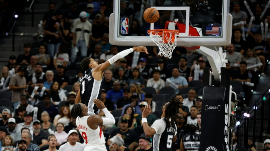 NBA: 4e succès de suite pour San Antonio, 24 points pour Wembanyama