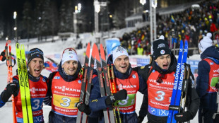 Biathlon: le relais bleu derri&egrave;re la Norv&egrave;ge de Boe &agrave; &Ouml;stersund