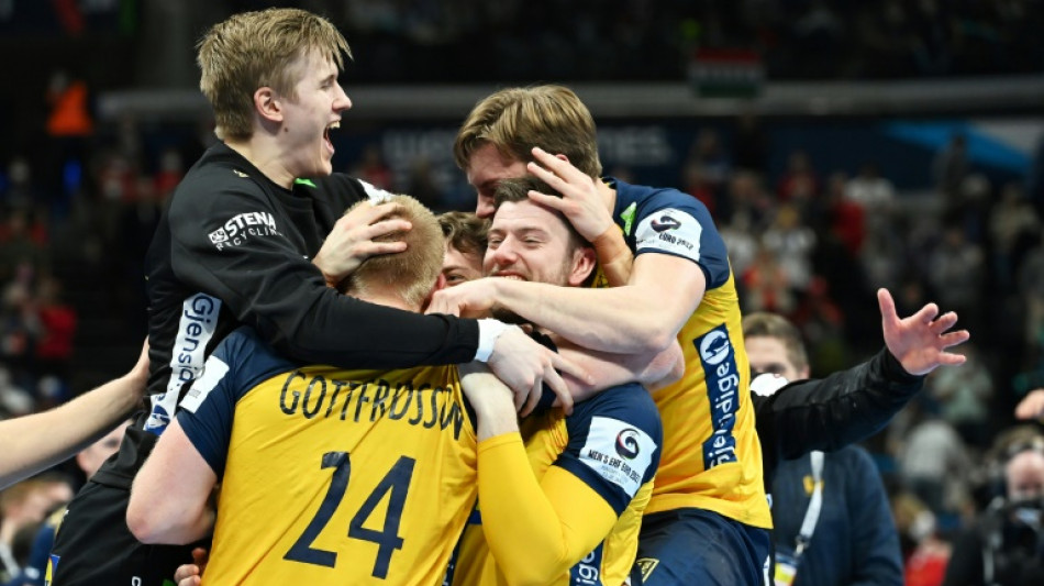 Euro de hand: la Su&egrave;de sacr&eacute;e championne d'Europe face l'Espagne (27-26)