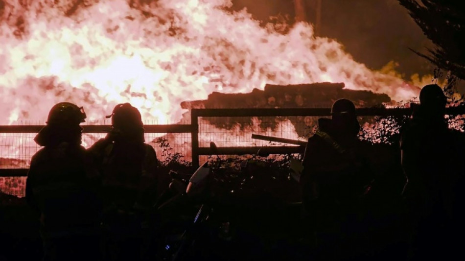 Dozens of fires rage in southern Chile