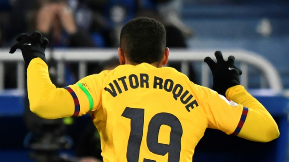 Espagne: le FC Barcelone confirme son rebond contre Alav&eacute;s, Vitor Roque frappe encore