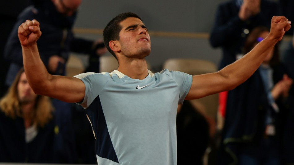 Roland-Garros: premier quart de finale &agrave; Paris pour Alcaraz