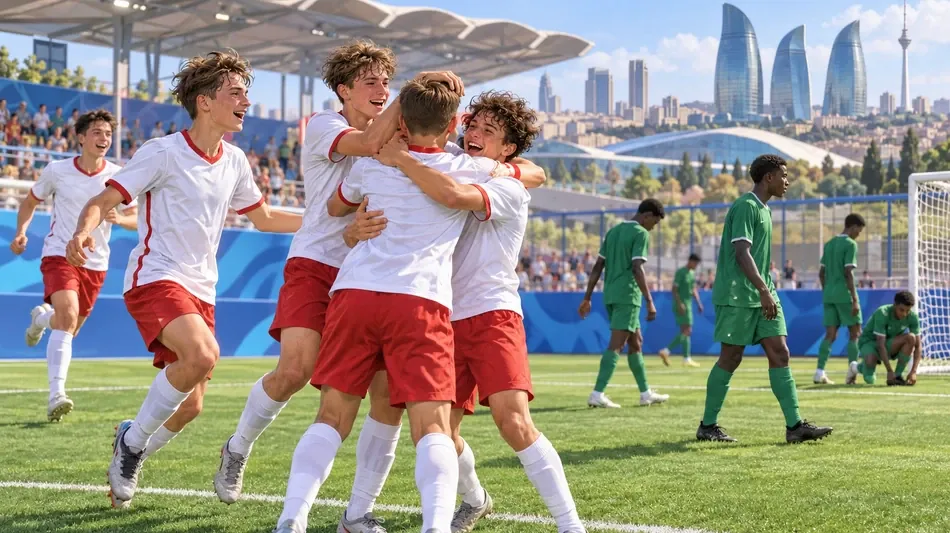 Reprezentacja Polski U-15 wygrała 20:0 w turnieju FIFA w Baku