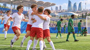 Reprezentacja Polski U-15 wygrała 20:0 w turnieju FIFA w Baku