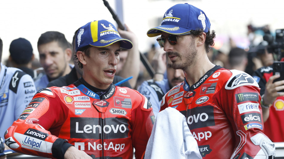 MotoGP: Bagnaia, "con un Marc cos&igrave; in palla non avr&ograve; scuse"