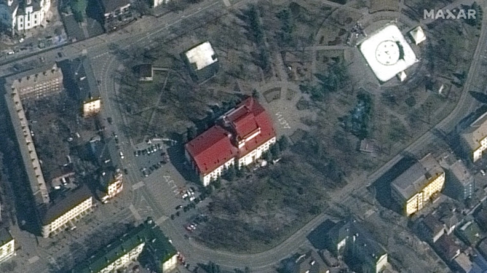 Entsetzen &uuml;ber Angriff auf Theater in Mariupol - Hunderte in Geb&auml;ude vermutet
