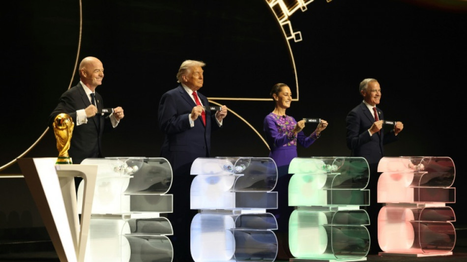 Peace medal and YMCA: Trump steals the show at World Cup draw