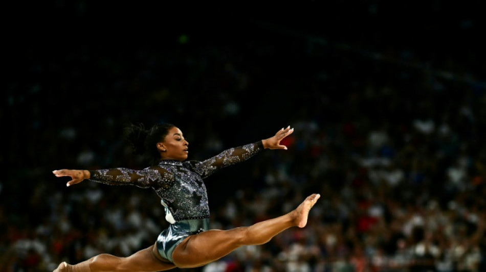 R&eacute;trospective 2024: l'&eacute;clatant retour au sommet de la gymnaste Simone Biles
