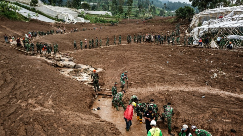 Indonesia landslide death toll rises to 17, dozens missing