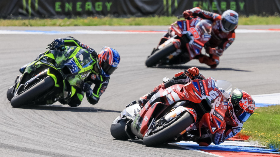 MotoGp: Rep. Ceca; vince la Ducati di Marc Marquez, terzo Bagnaia